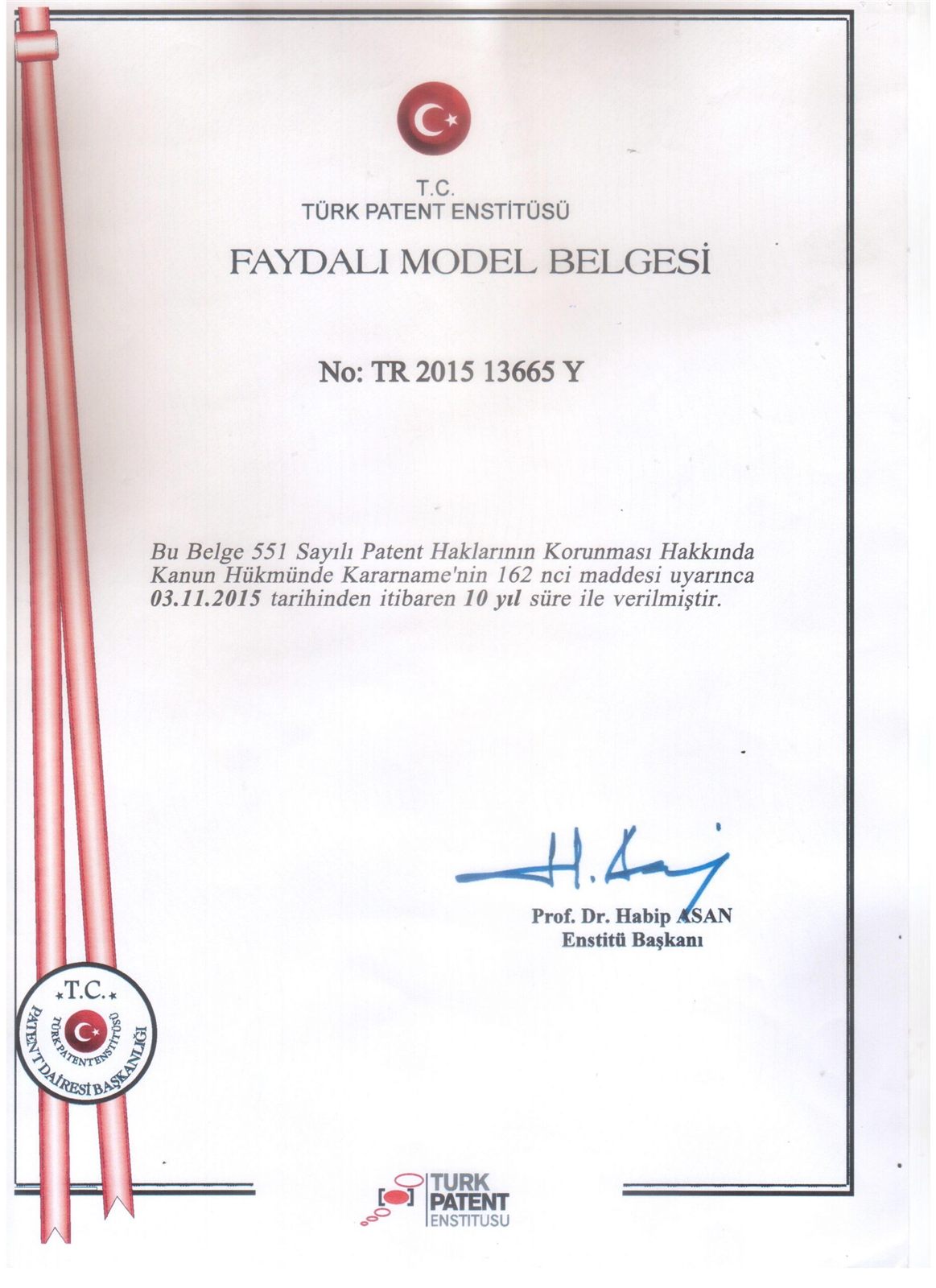 Patent Belgesi